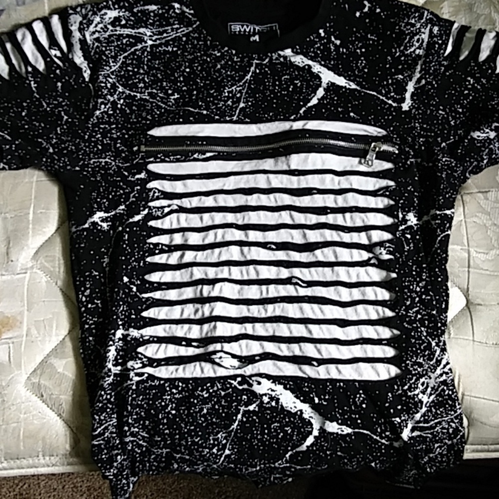 Switch // Black and white splatter